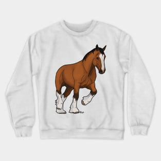 Clydesdale horse Crewneck Sweatshirt